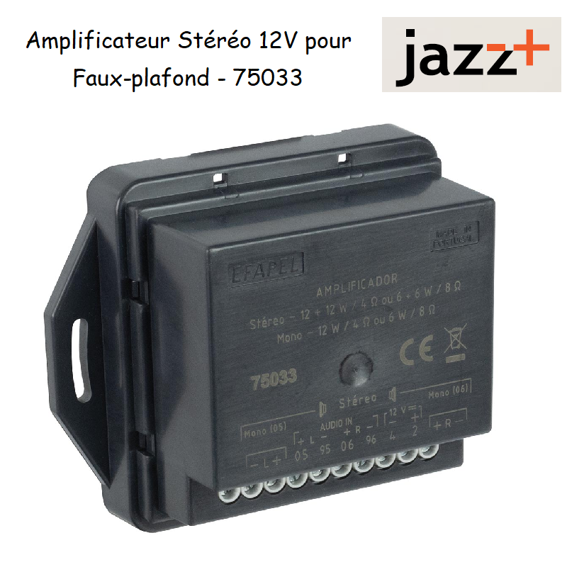 Amplificateur Stéréo pour Faux Plafond - 12 V 75033