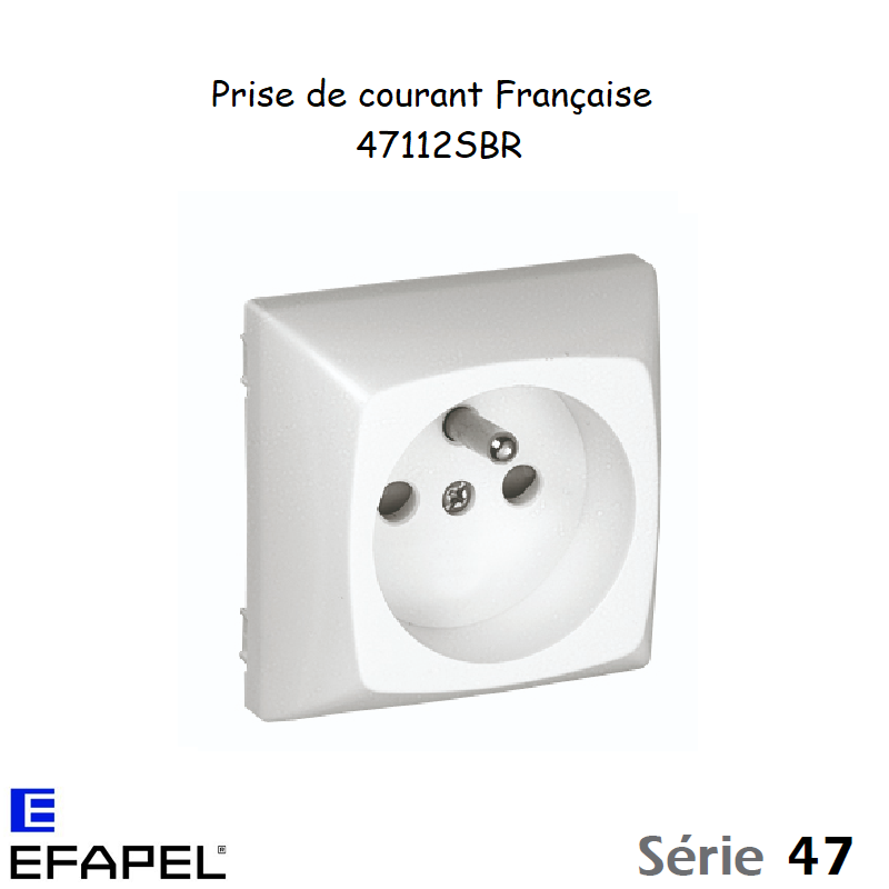 Prise de courant Française 47112
