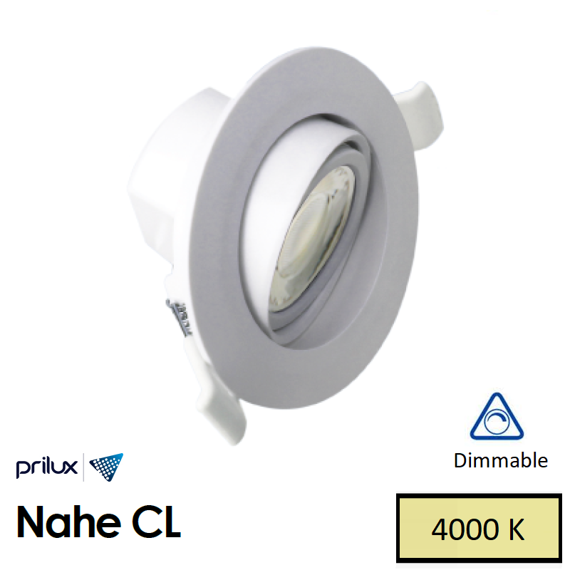 Downlight Rond blanc7w Nahe CL DIMMABLE 4000K-1