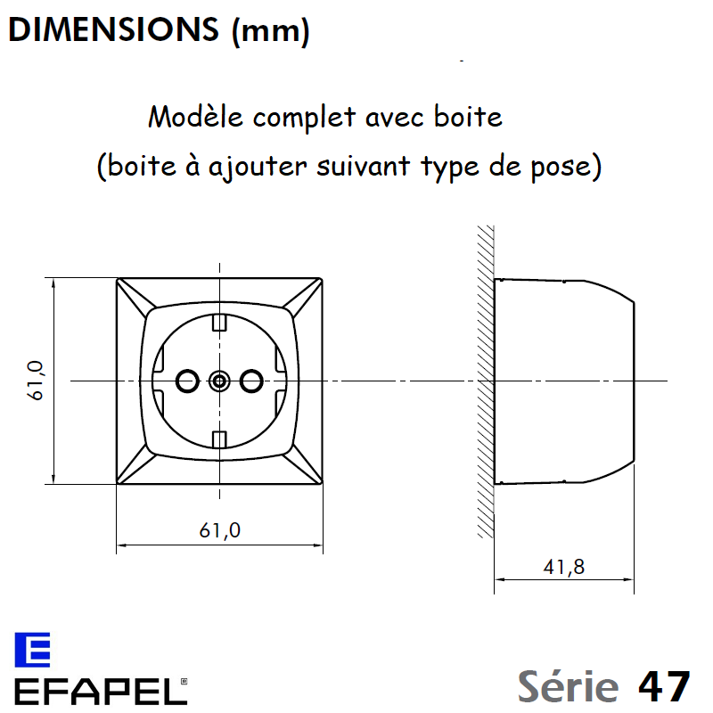 Dimensions prise 47