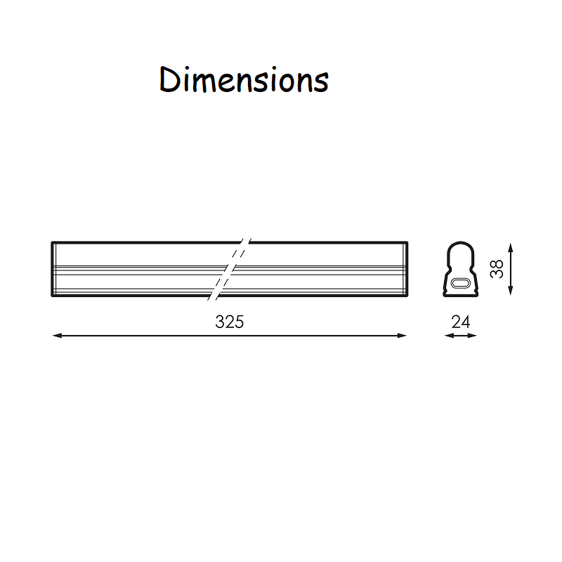 Dimensions Slimline 548571