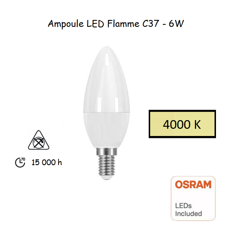 ampoule-led-C37 69w-e14-osram-chip-duris-e-2835