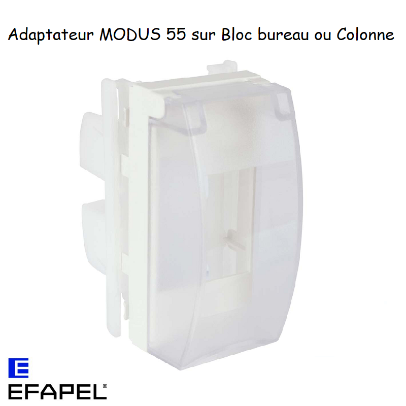Adaptateur pour MODUS 55 sur bloc bureau ou colonne 83220