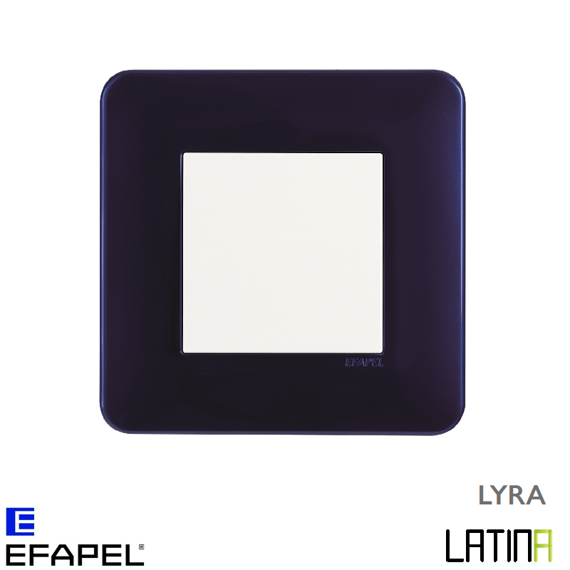 Interrupteur doigt simple LATINA LYRA Bleu
