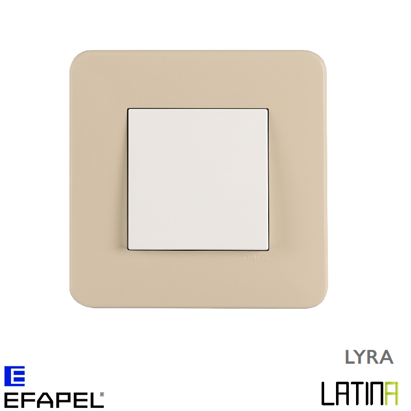 Interrupteur doigt simple LATINA LYRA Beige