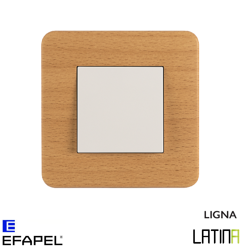 Interrupteur doigt simple LATINA LIGNA Hêtre