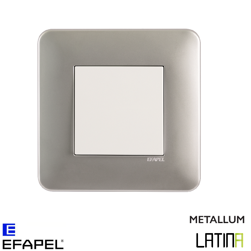 Interrupteur doigt simple LATINA metallum aluminium