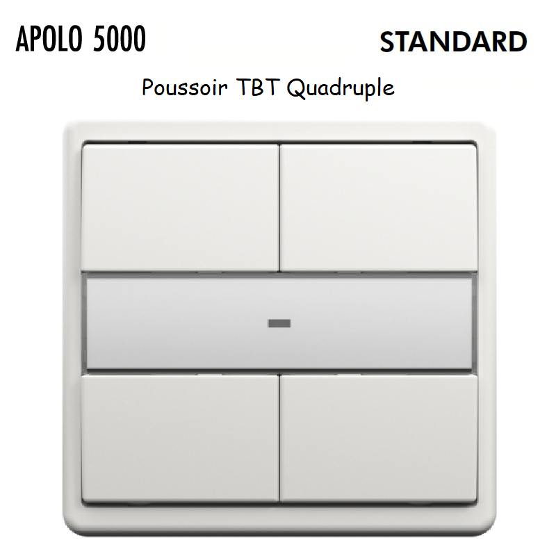 poussoir quadruple TBT 50CBR