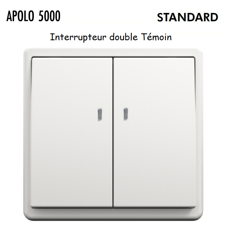 Interrupteur double témoin 50CBR