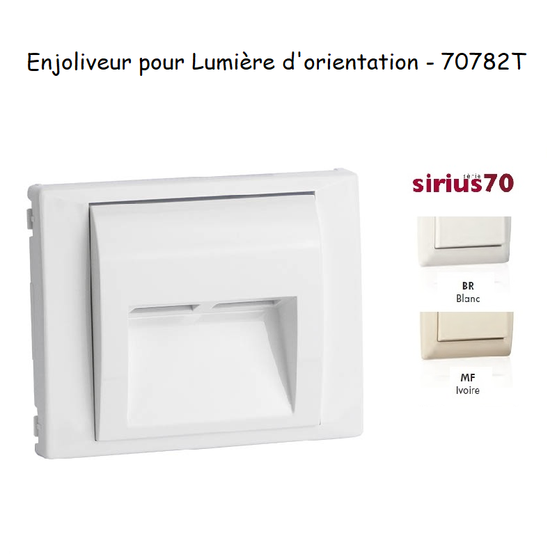 Enjoliveur pour lumière dorientation Sirius 70 70782T