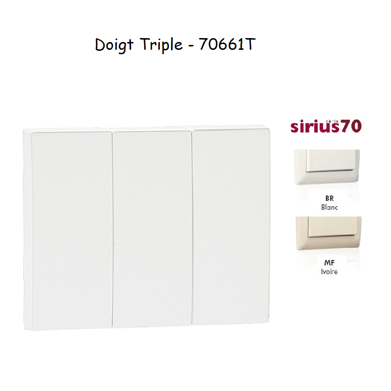 Doigt Triple Sirius 70661T