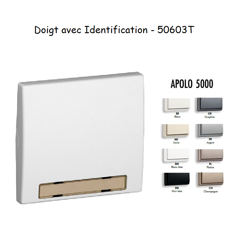 Doigt avec Identification APOLO5000 50603T