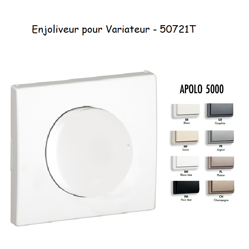 Enjoliveur pour variateur APOLO5000 50721T
