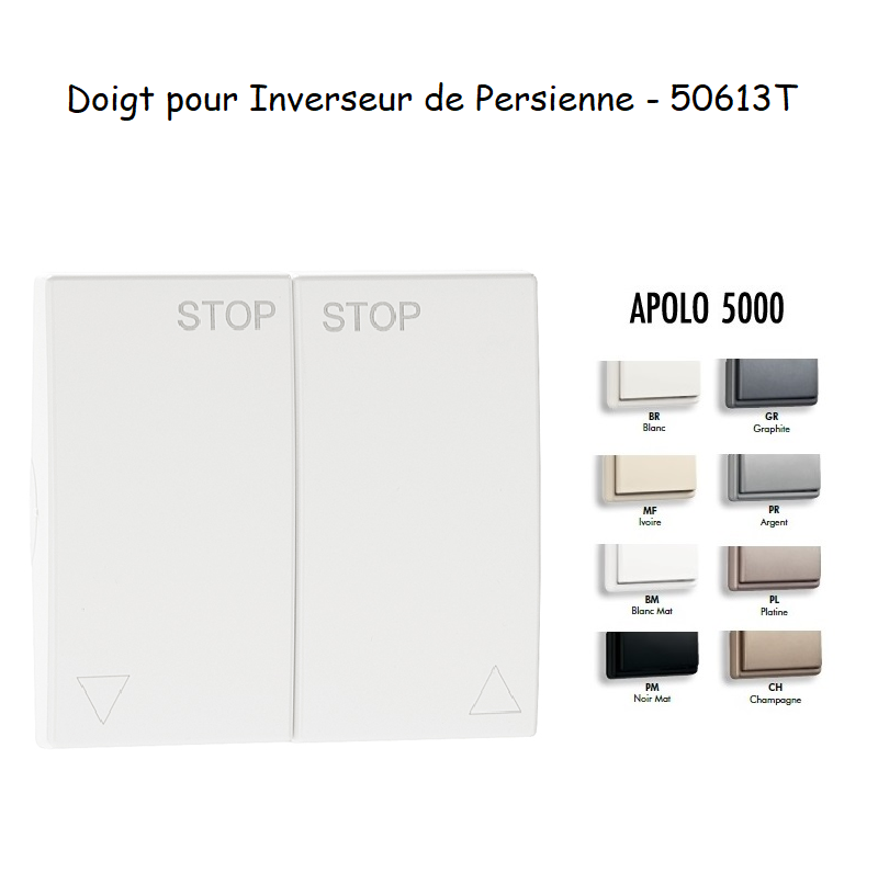 Doigt Inverseur de persienne APOLO5000 50613T