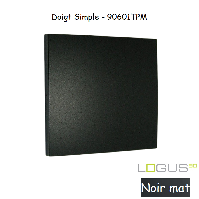 Doigt Simple LOGUS 90601TPM Noir MAT