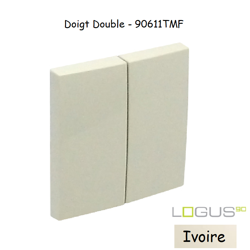 Doigt Double LOGUS 90611TMF Ivoire