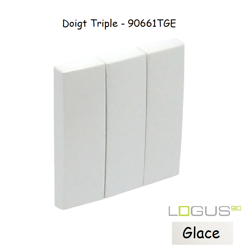 Doigt triple LOGUS 90661TGE Glace