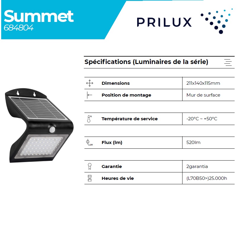 Summet 4W Noir 684804 caractéristiques 1