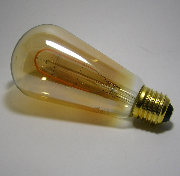 LED Filament décor ST64 3W Gold-4