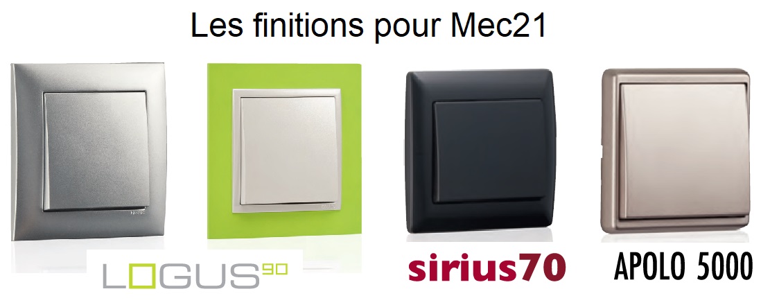 prise et interrupteurs a composer les finitions