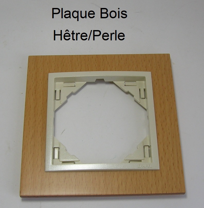 Plaque Bois simple Hêtre perle logus90 Arbore