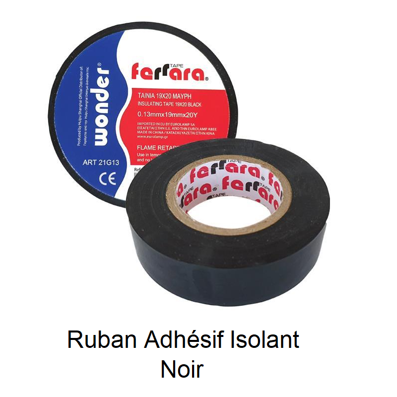 Ruban Adhésif Isolant - Tape Noir