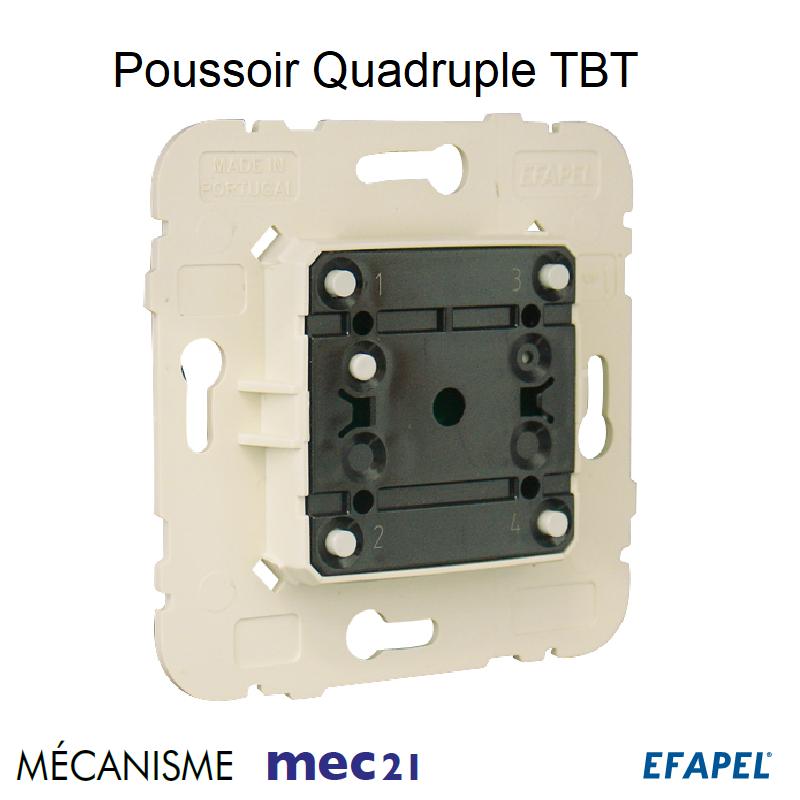 Mécanisme poussoir quadruple TBT mec 21164