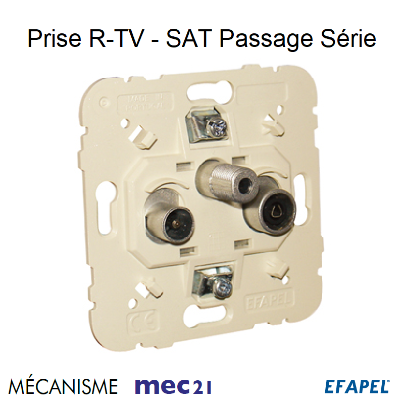 Mécanisme Prise R TV SAT passage série mec 21565