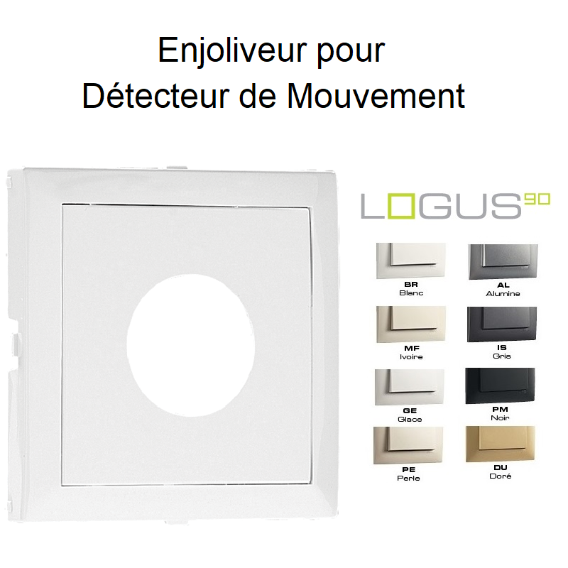 Enjoliveur pour Détecteur de Mouvement - LOGUS90