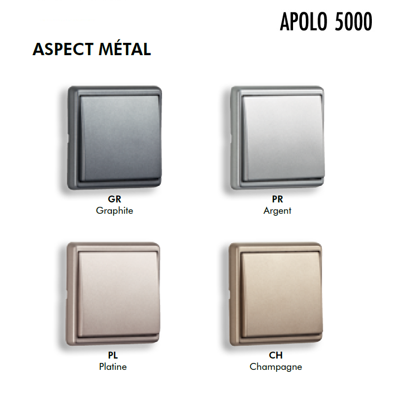 gamme apolo5000 couleur métal