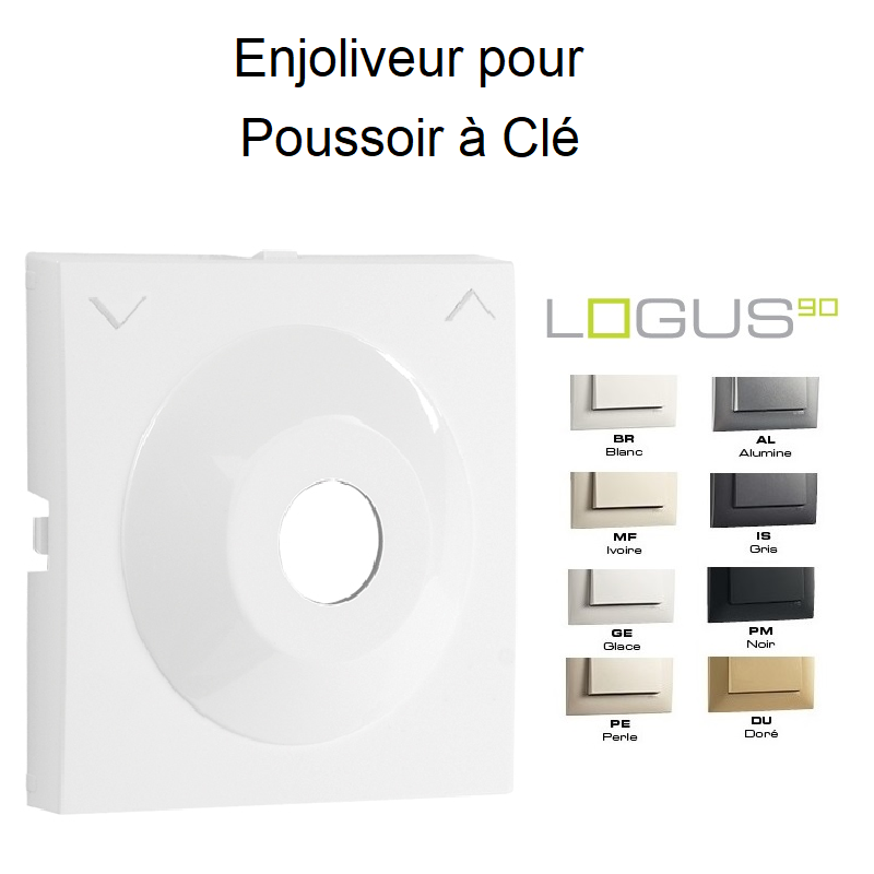 Enjoliveur pour Poussoir à Clé - LOGUS 90