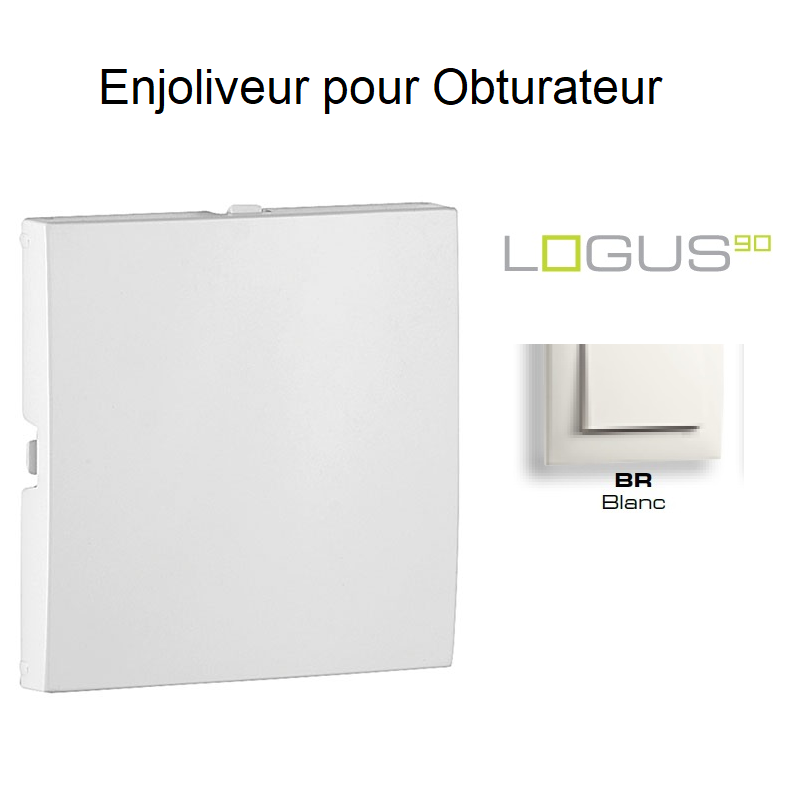 Enjoliveur pour obturateur Logus 90677TBR Blanc