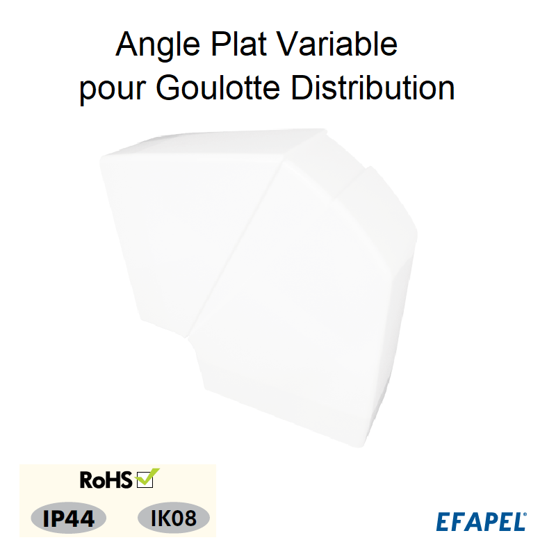 Lot de 2 Goulottes de Distribution 110x50 - 4m - EFAPEL