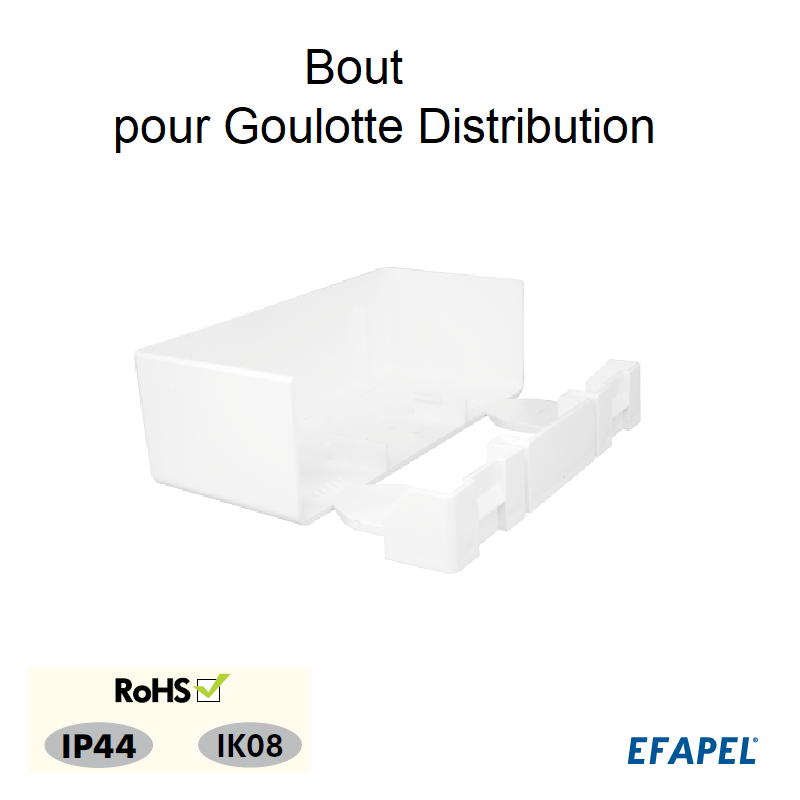 bout pour goulottes distribution 10085 10095 10185 10295RBR