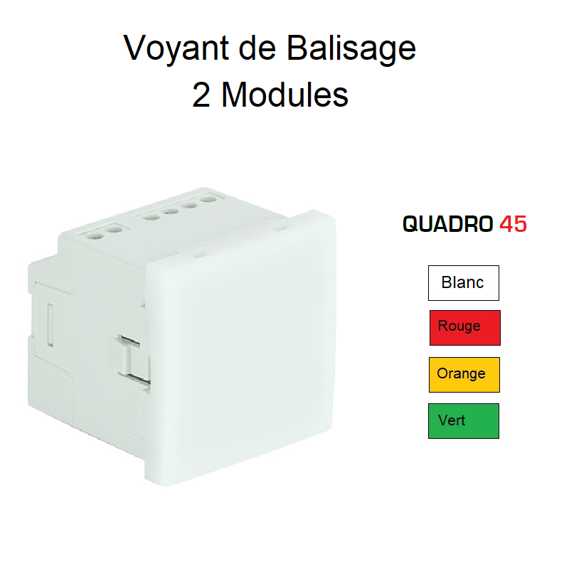 Voyant de Balisage 2 Modules Quadro 45