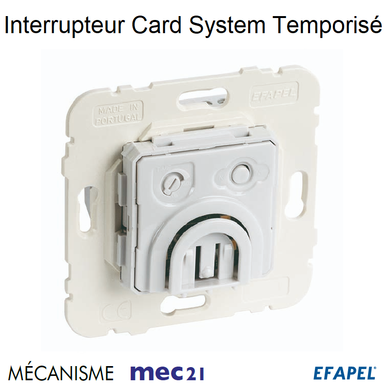 Mécanisme d\'Interrupteur Card System Temporisé