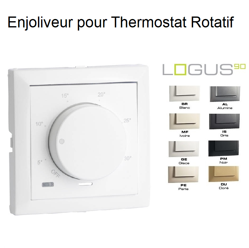Enjoliveur pour Thermostat Rotatif - LOGUS 90