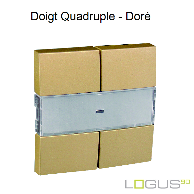 Doigt Quadruple LOGUS 90600TDU Doré