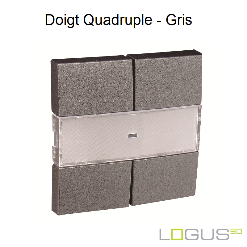 Doigt Quadruple LOGUS 90600TIS Gris