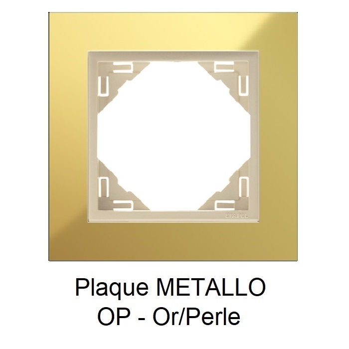 Plaque METALLO Or Perle 90910TOP