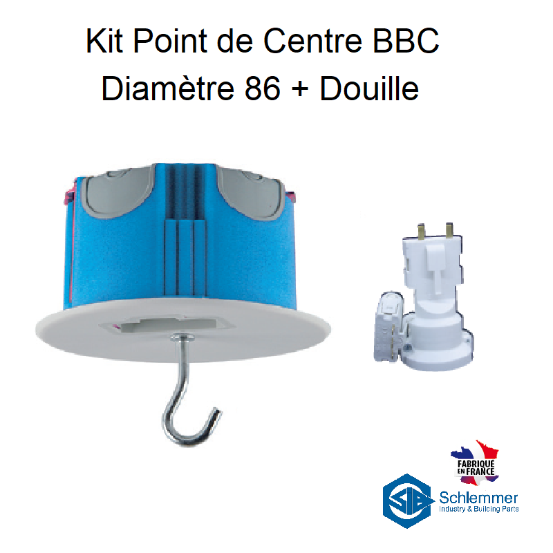 Kit Point de Centre BBC Diamètre 86 + Douille E27