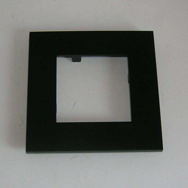 plaque simple 45910SPM Noir MAT