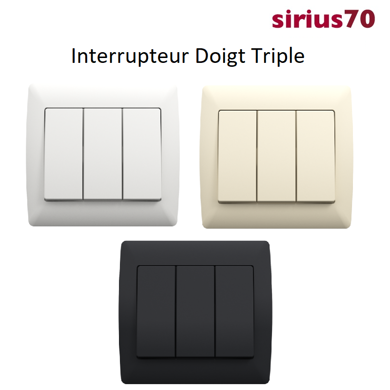 Doigt pour Interrupteur Temporisé - Sirius 70 BLANC de EFAPEL