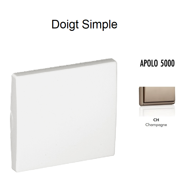 Doigt simple APOLO5000 50601TCH Champagne