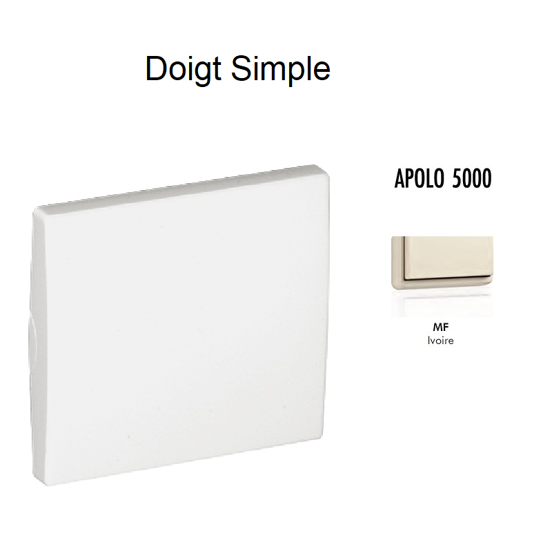 Doigt simple APOLO5000 50601TMF Ivoire