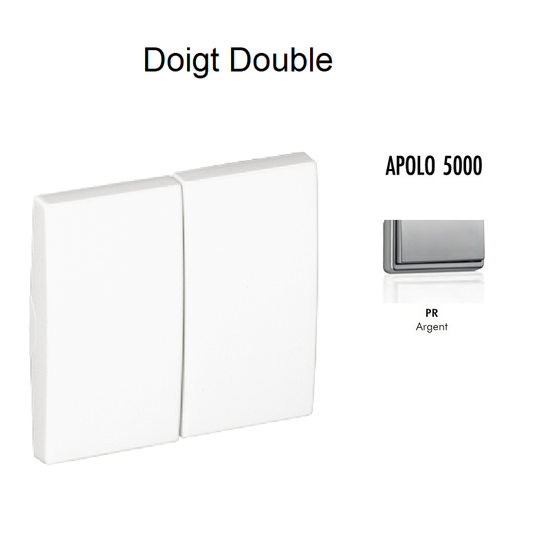 Doigt Double APOLO5000 50611TPR Argent