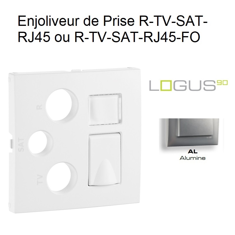 Enjoliveur pour R-TV-SAT-RJ45-FO Logus 90770 TAL