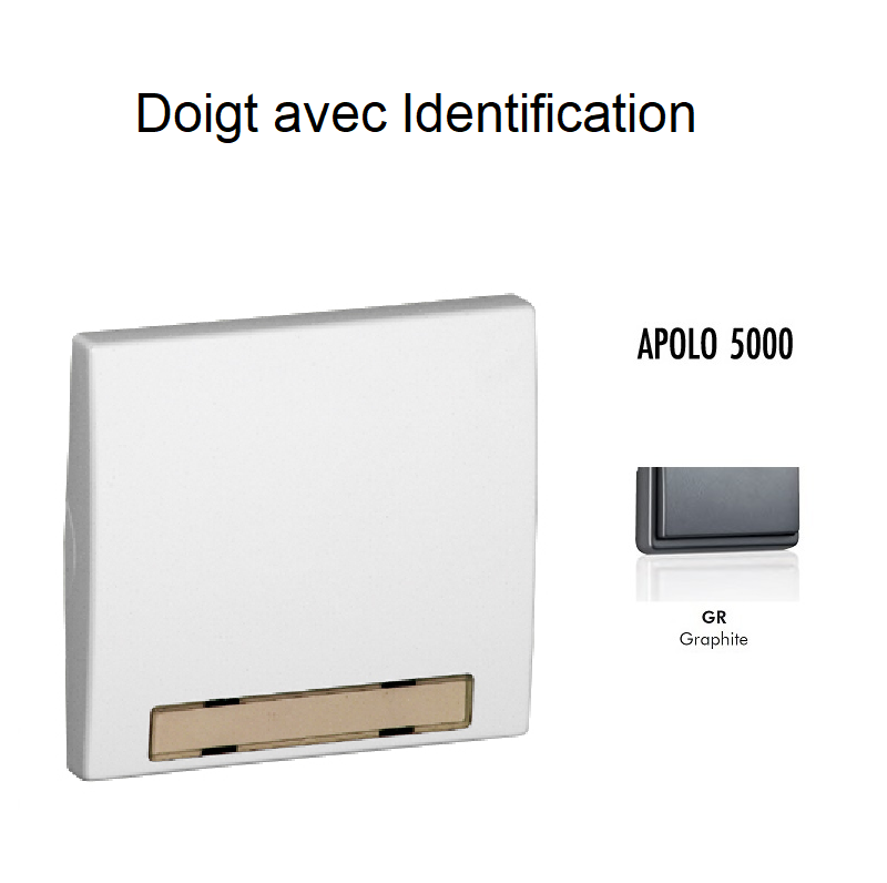 Doigt avec Identification APOLO5000 50603TGR Graphite