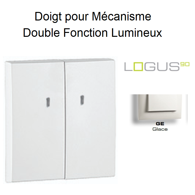 Doigt Double Fonction Lumineux Logus 90615TGE Glace