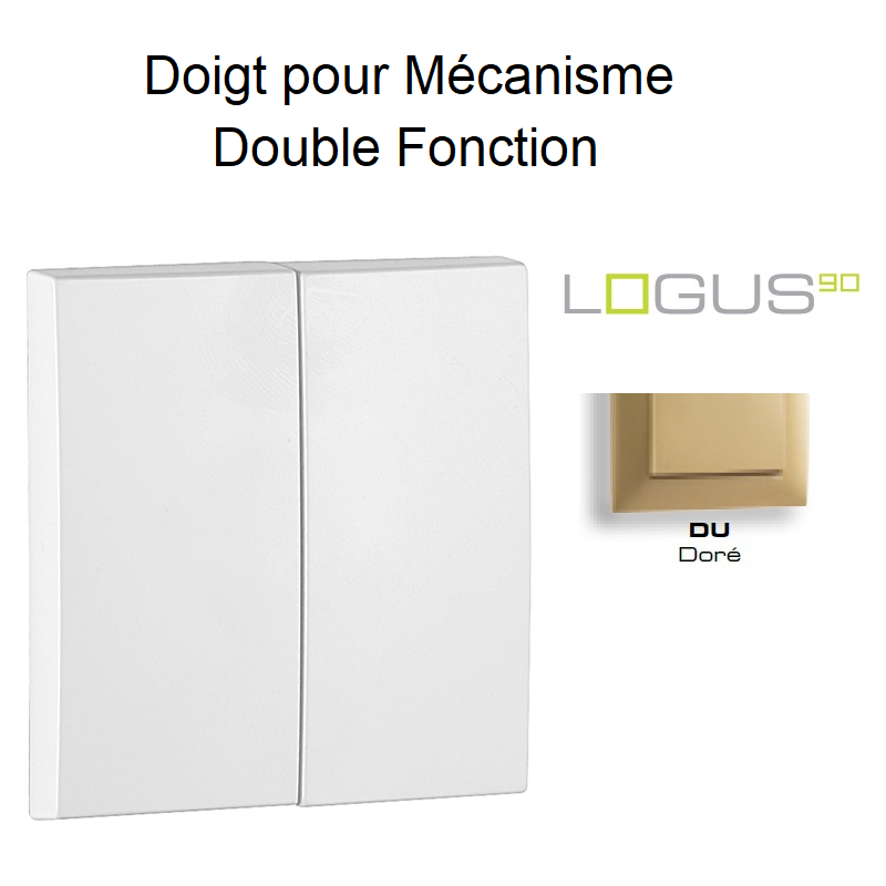 Doigt Double Fonction Logus 90614TDU Doré